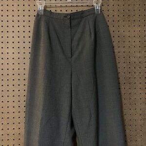 Vintage Wool Pants Tapered Leg Fashion Star Academia Old Money Preppy Classic Sm